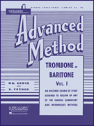RUBANK ADVANCED METHOD #1 TROMBONE / BARITONE B.C. cover